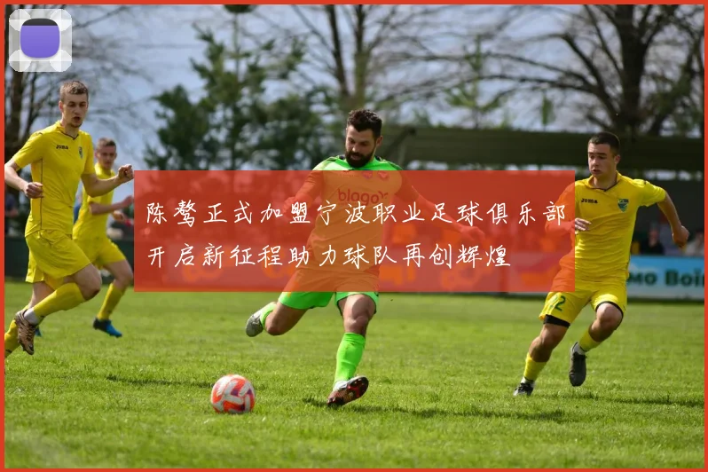 陈骜正式加盟宁波职业足球俱乐部开启新征程助力球队再创辉煌